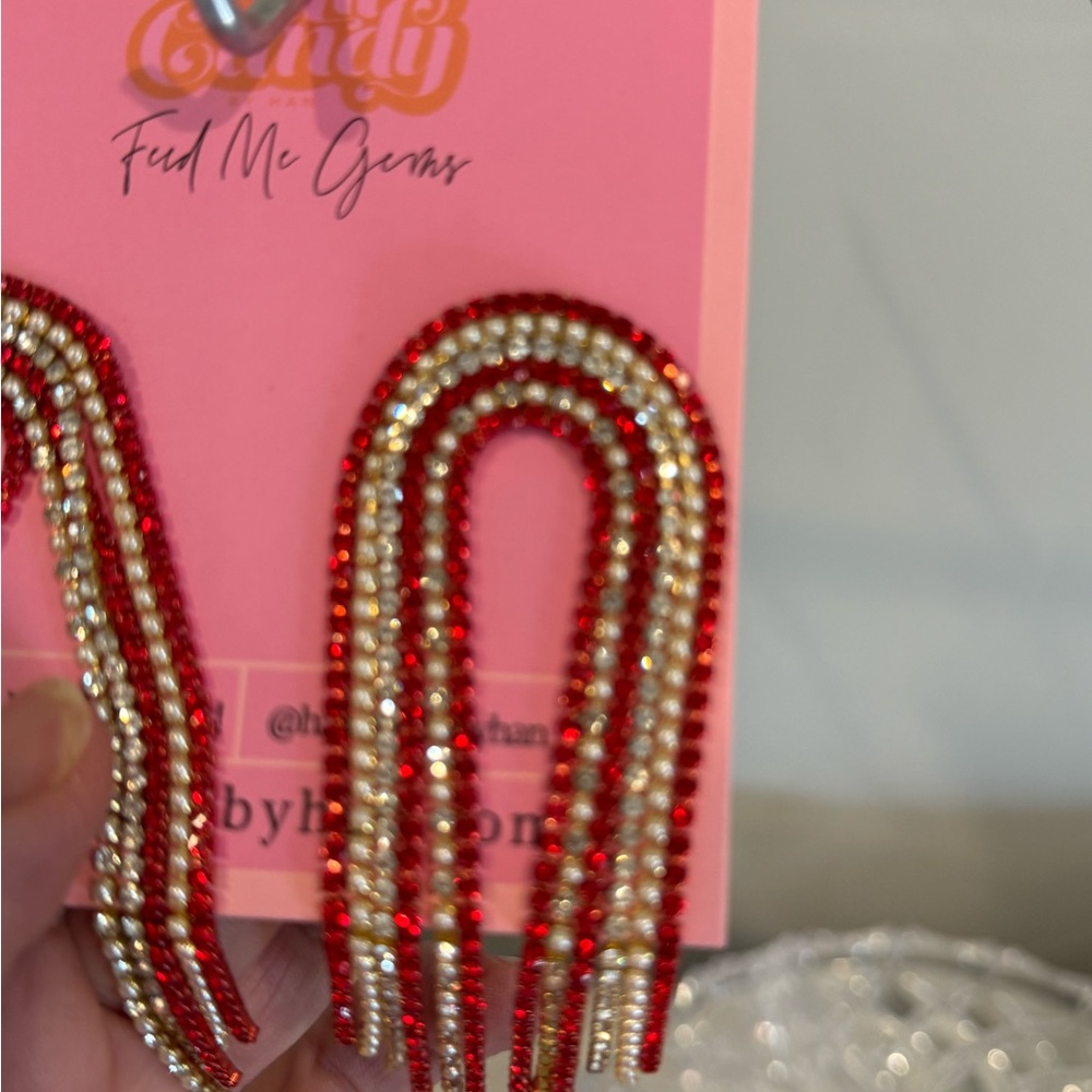NEW Hair Candy by Crimson and Cream Earrings - Picture 5 of 5